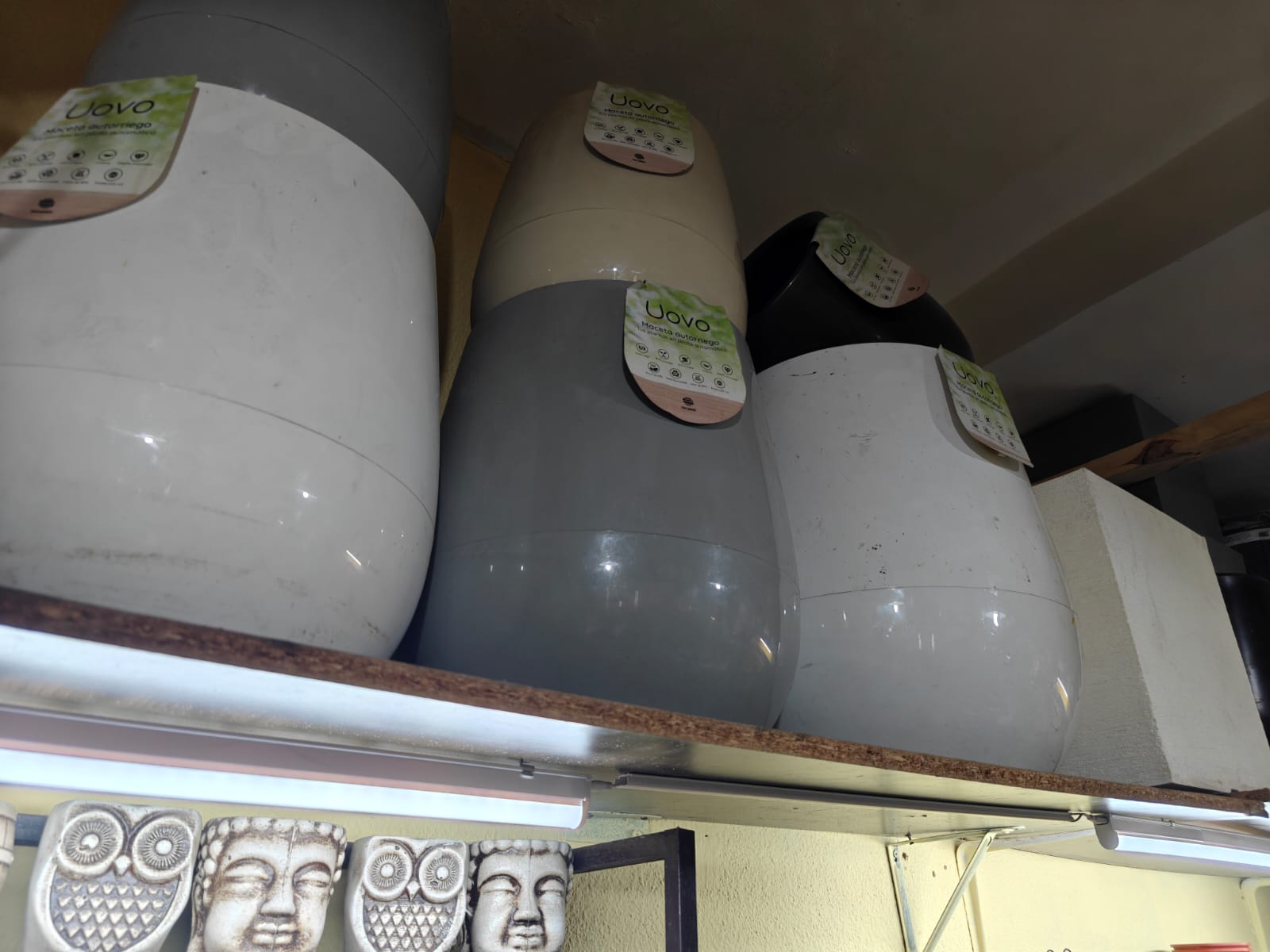 Macetas de distintos tamaños y estilos en Tika Vivero